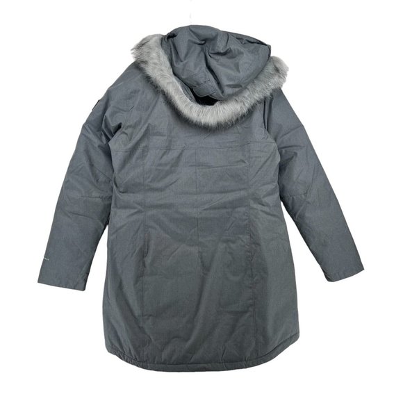 Columbia Women's Suttle Mountain Long Insulated Jacket Coat Parka Grey NWT sz L - Picture 7 of 11